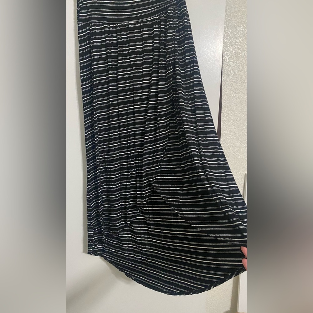 Alyx Monochrome Striped Maxi Skirt